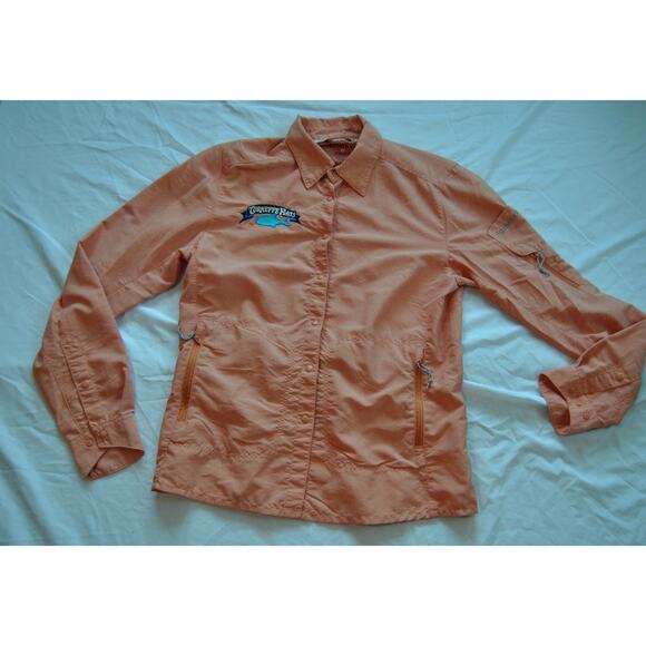 Turneffe Flats Simms Cor 3 Long Sleeve Button Down Orange - Picture 2 of 12